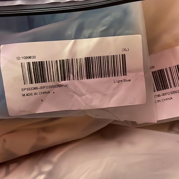 Brand:BlushMark. Size:XL. Color:Light Blue/Light Khaki - Picture 8 of 8